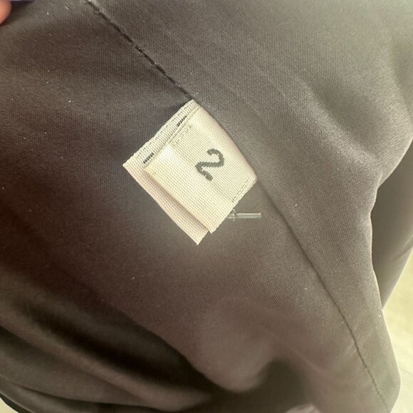 LOEFFLER RANDALL Black Silk Draped Neck Dress Size 2 - Picture 8 of 8